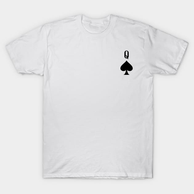 Queen of Spades T-Shirt by A Lovely Solution